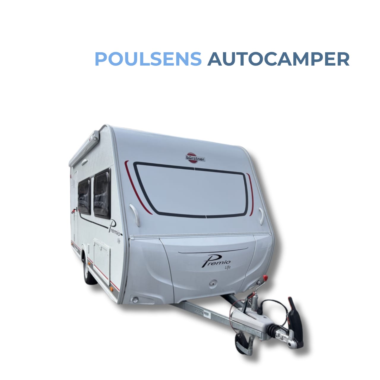 Vue extérieure avant de la Bürstner Premio Life 425 2021