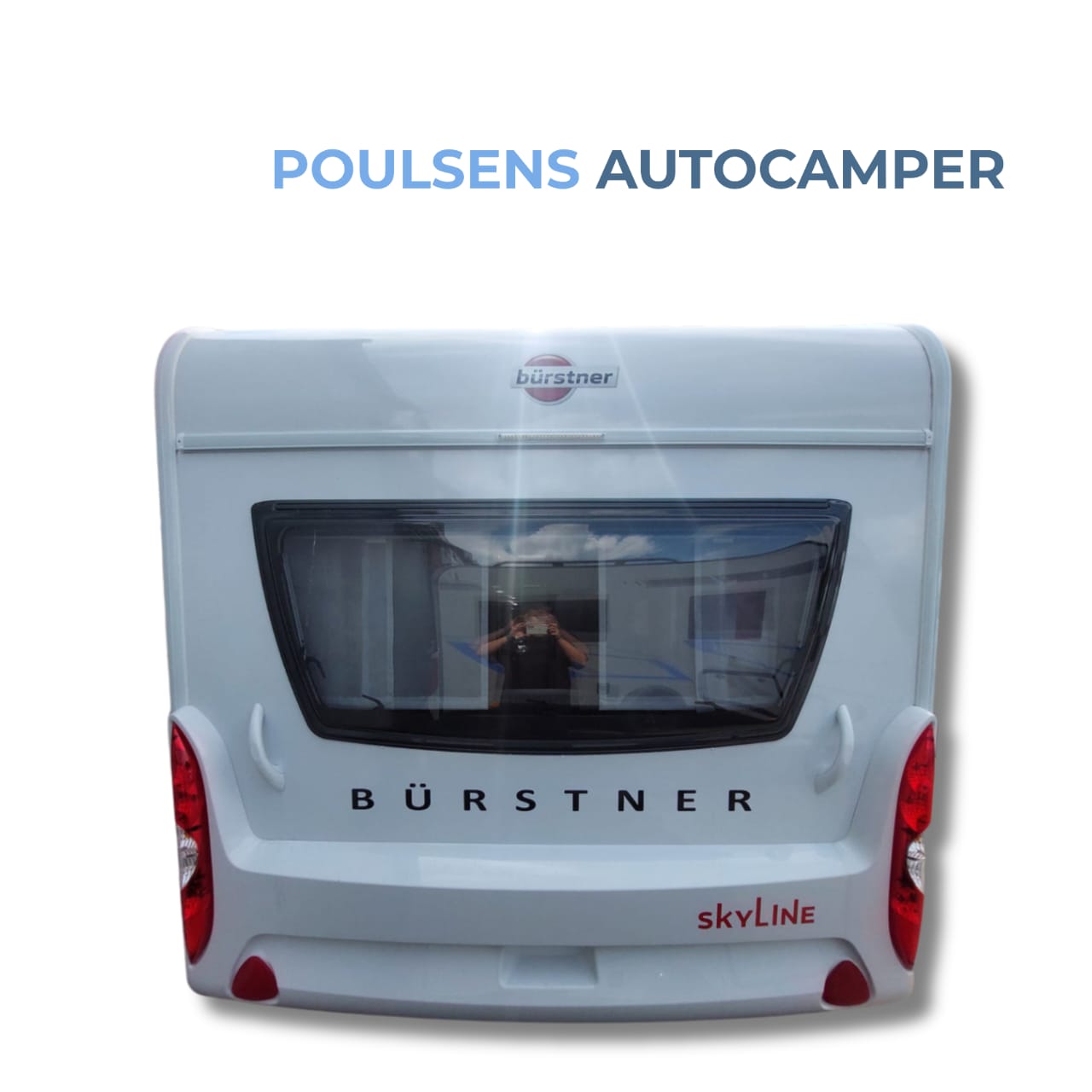 Vue arrière de la Bürstner Premio Plus 510 TK