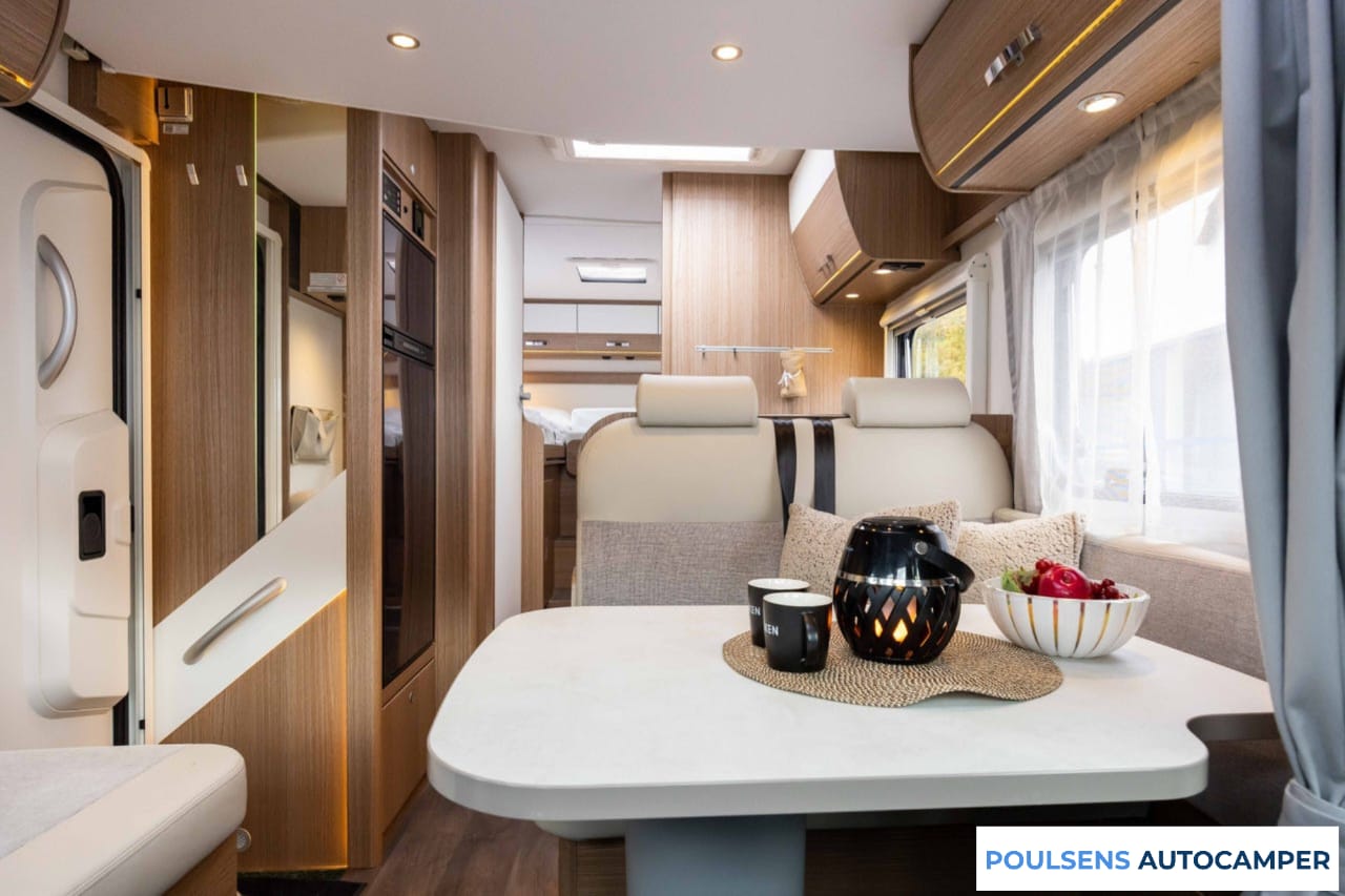 Cabine avant du Carado T 447 2019 avec tableau de bord Fiat