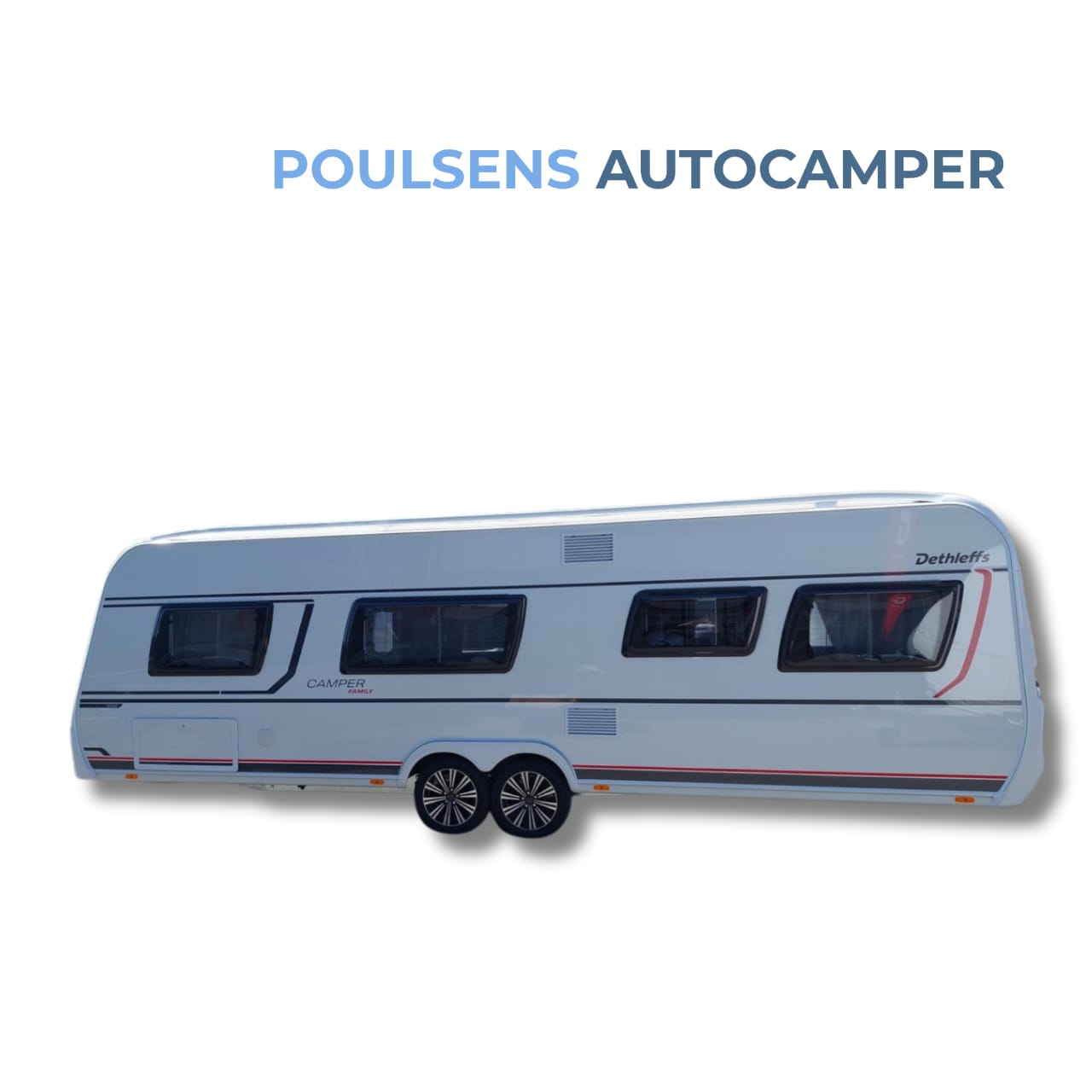 Vue extérieure de la Dethleffs Camper 730 FKR SNOW 2026