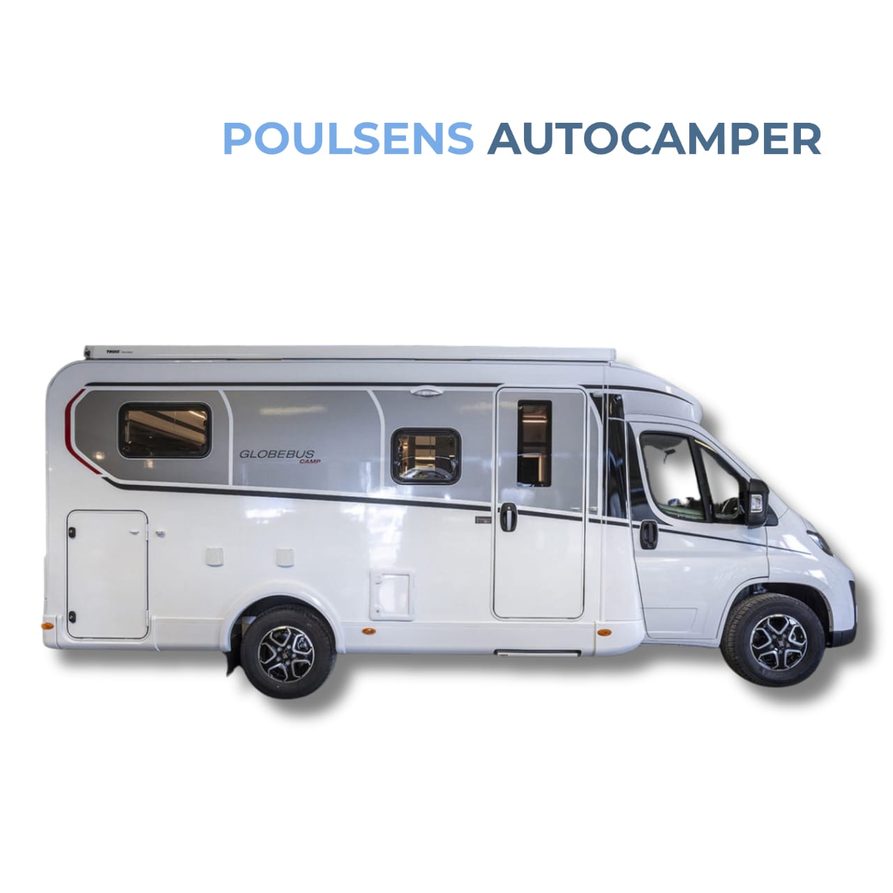 Vue extérieure du camping-car semi-intégré Dethleffs Globebus Camp Active T 4 2026 avec design moderne et jantes alliage
