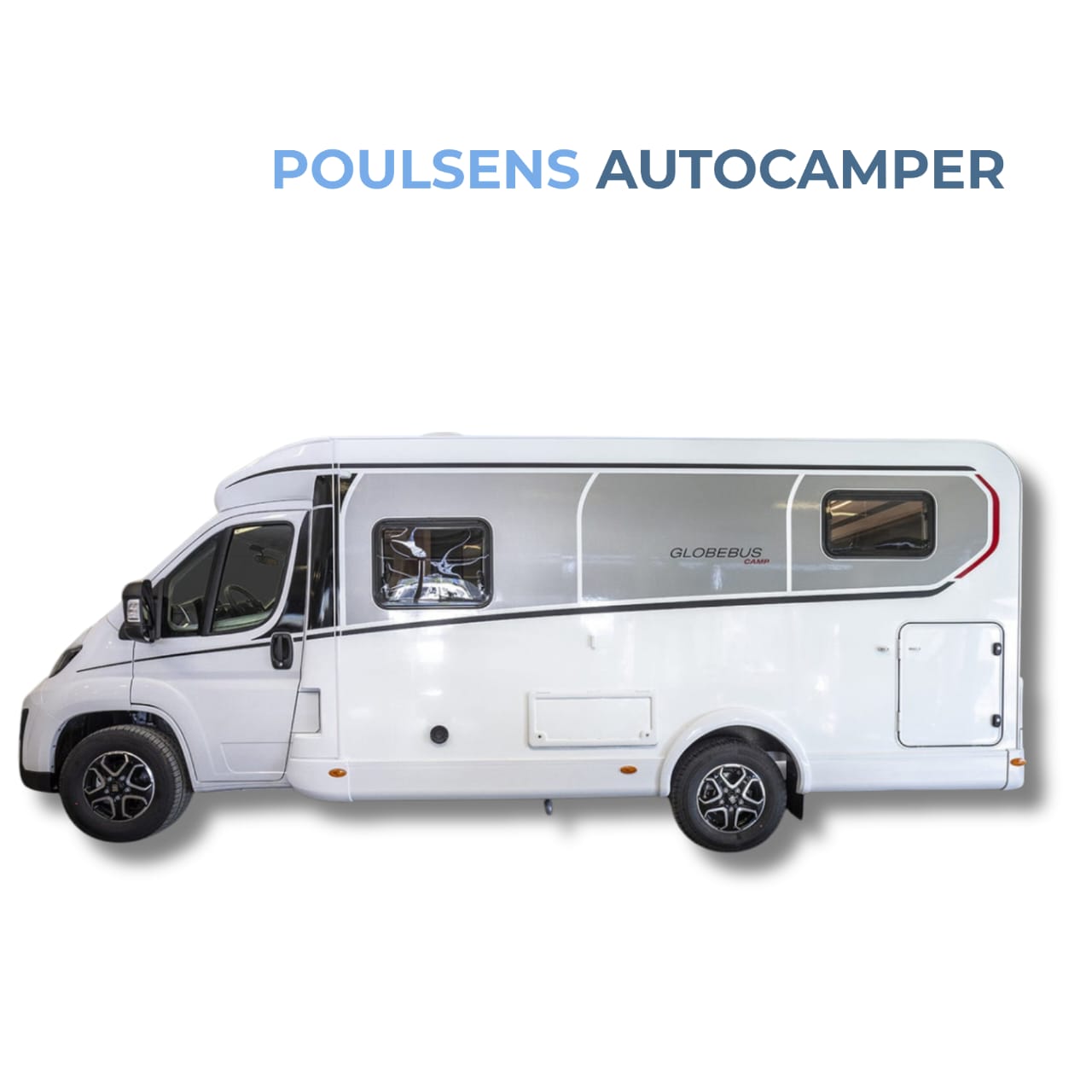 Vue extérieure du camping-car semi-intégré Dethleffs Globebus Camp Active T 4 2026 avec design moderne et jantes alliage