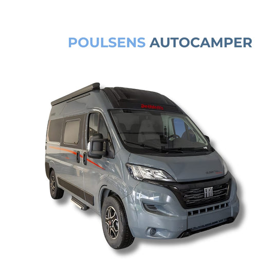 Vue extérieure avant du camping-car urbain Dethleffs GLOBETRAIL CVD 540 DR 2025 avec design moderne et jantes alliage