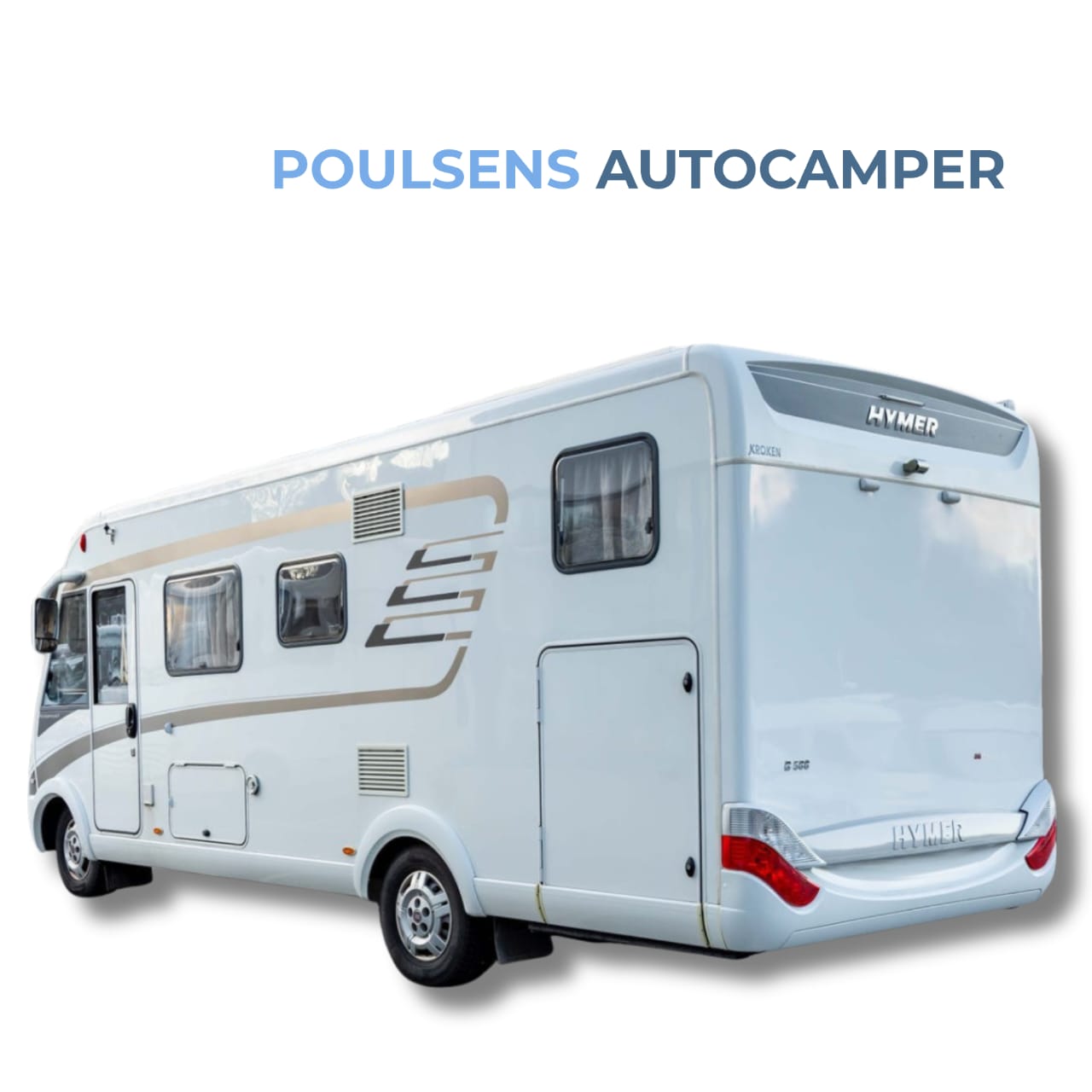 Vue arrière du Hymer B 588 PL 2015 