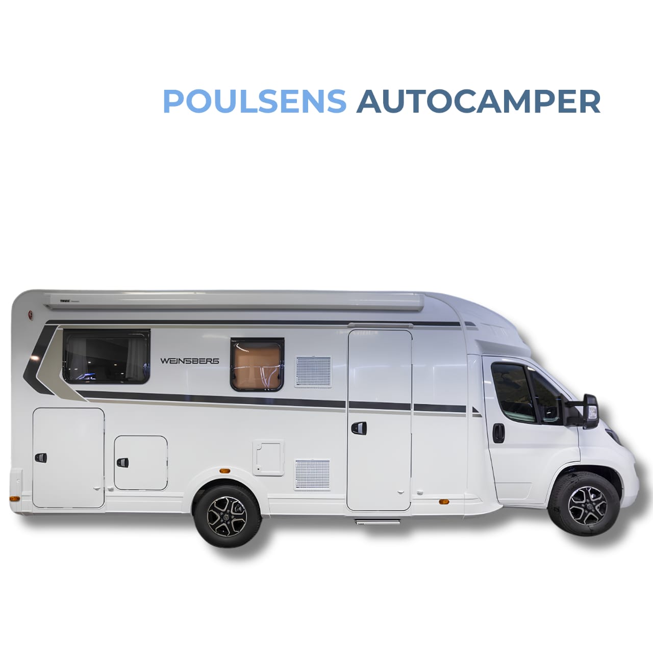 Vue extérieure avant du camping-car semi-intégré Weinsberg CARASUITE 700 ME 2023 avec design moderne et jantes alliage